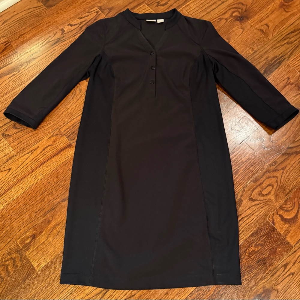 Chino’s Stretchy Black Dress wear up/or down, to work/ or to play